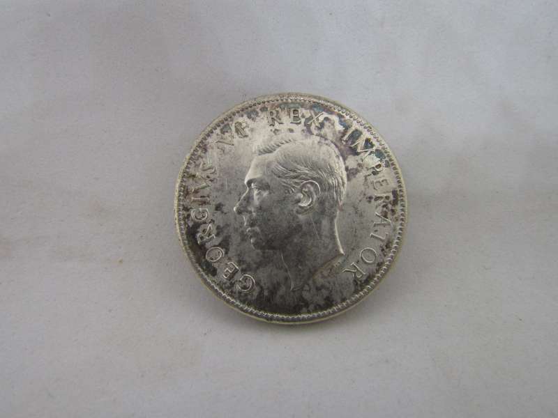1942 South African Two Shilling. Mintage 2 847 288 Higher Grade D
