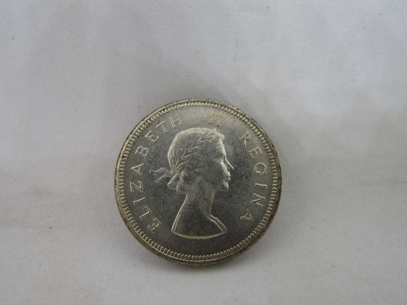1960 South African Two Shilling. Mintage 1 954 011 Higher Grade