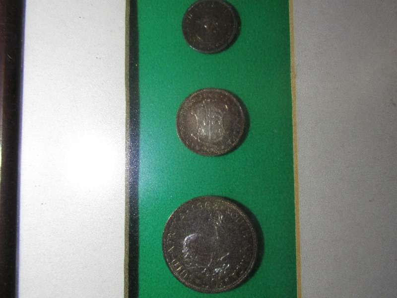 Type set of South African 1960's 1/2c to 50c In Frame