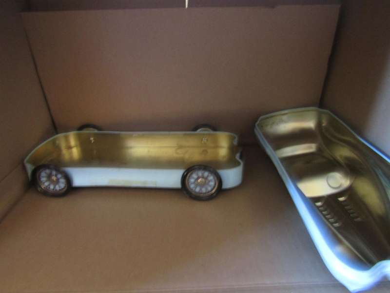 Woolworths Chocolate and Cookies Racecar tin