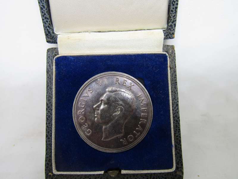 1947 Impaired Proof Crown 5/- in SAM box