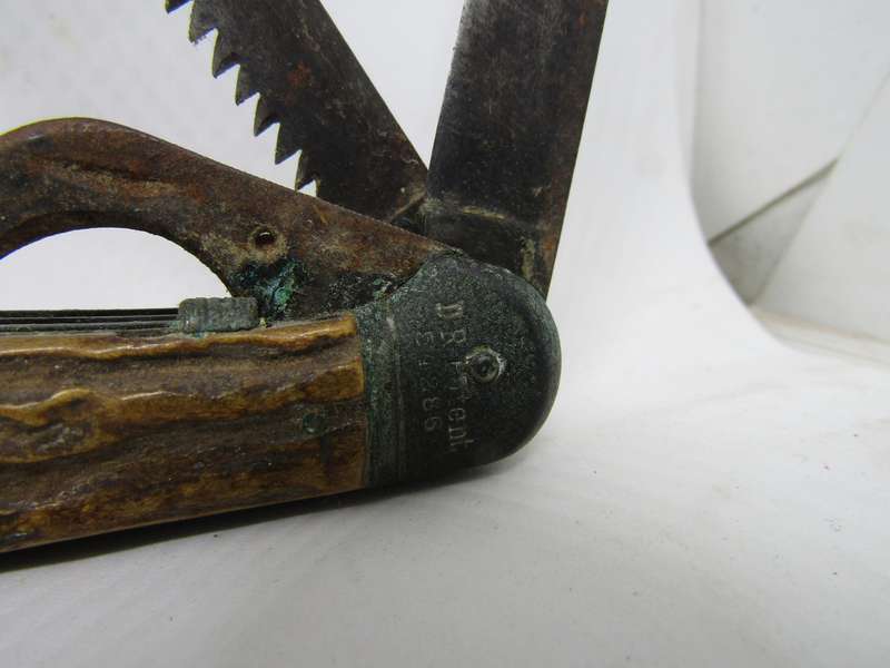 Vintage Elk DR Patern 34286 Handle Sheffield Pocket Knive 8.5cm