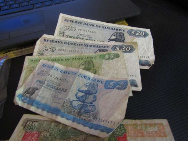 A Lot of various World Banknotes. Close to 80 I Think