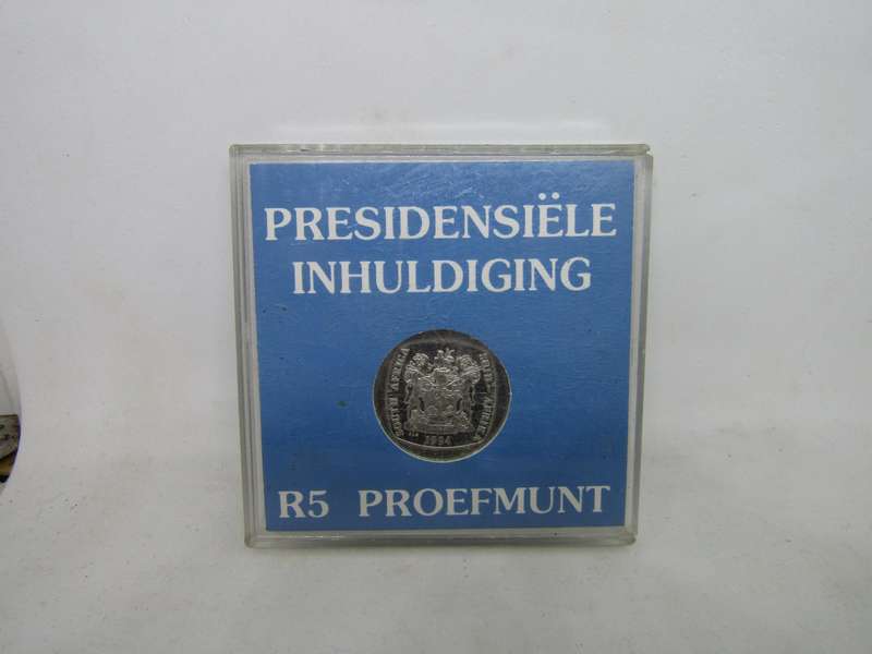 1994 South African Full Steps Proof Inauguration Coins. 4 Available