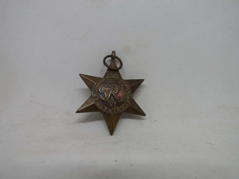 WW 2  African Star Medal to NAC Wiborg