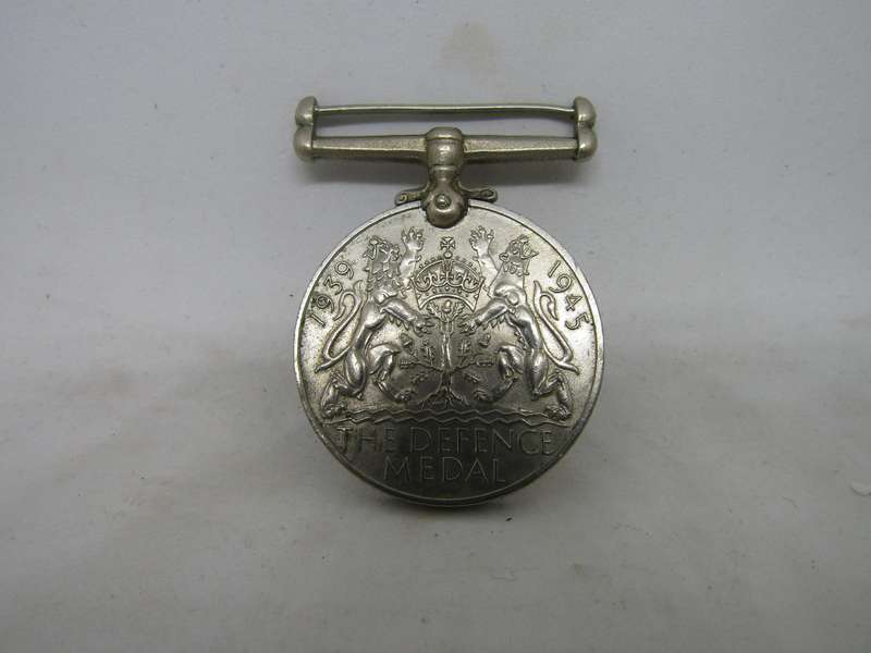 WW2 Defence Medal to  FJ Symmonds