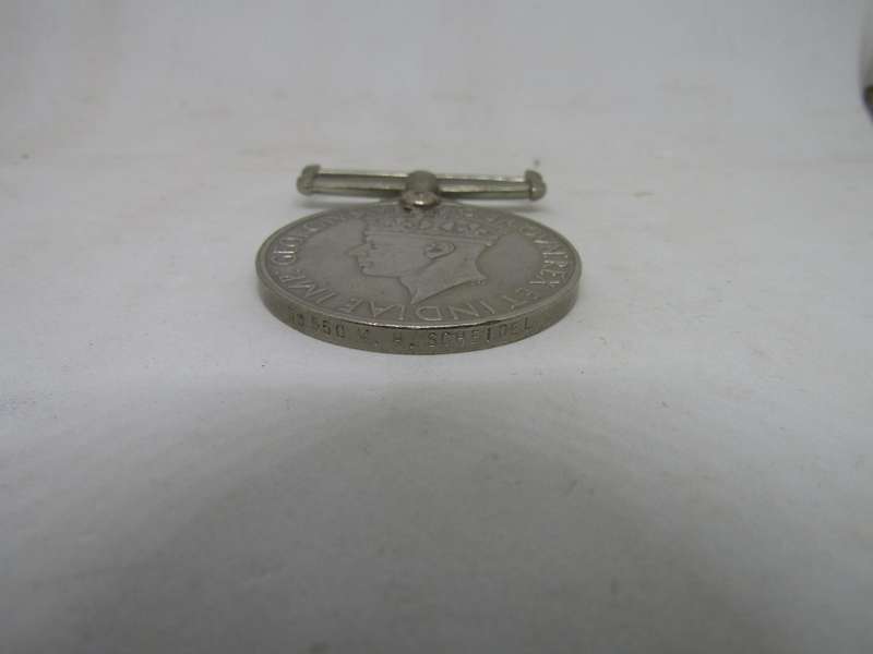 WW2 1939 to 1945 Medal to  WH Scheidel