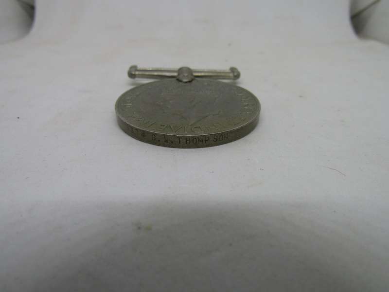 WW2 1939 to 1945 Medal to  GL Thompson