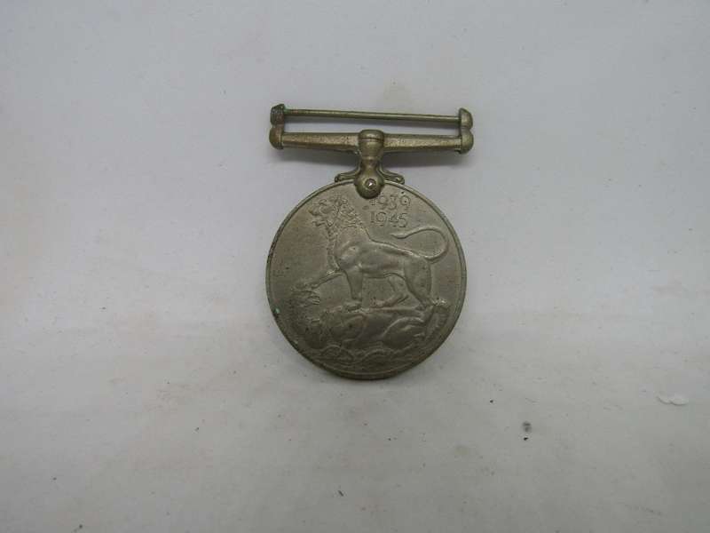 WW2 1939 to 1945 Medal to PD Vosloo