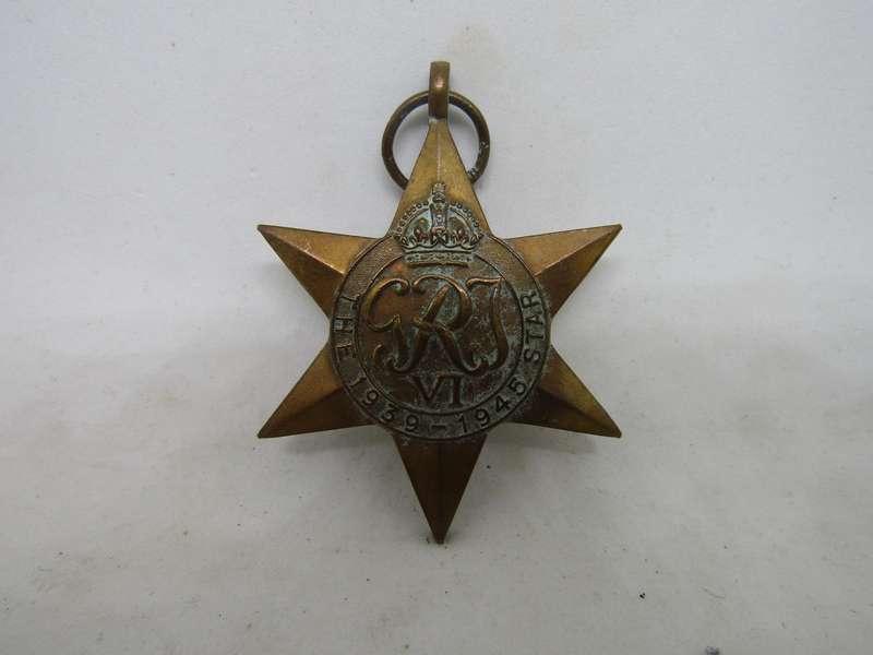 WW2 1939 to 1945 Star to  SA Bekker