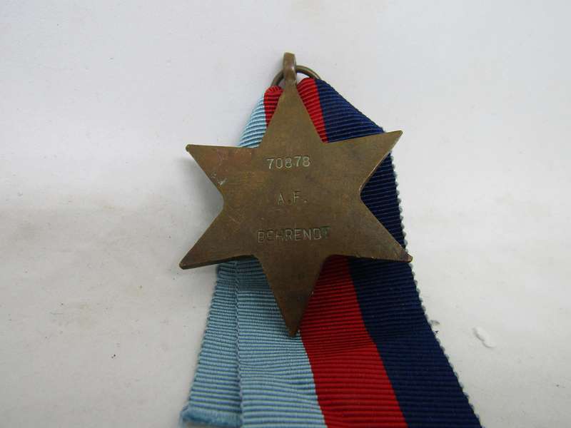 WW2 1939 to 1945 Star to  AF Behrendt