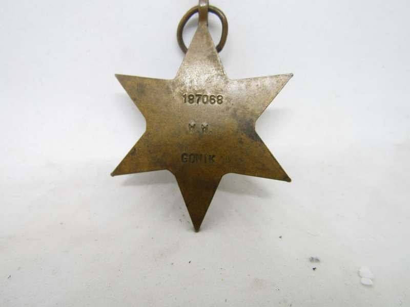 WW2 1939 to 1945 Star to  WW Gonik
