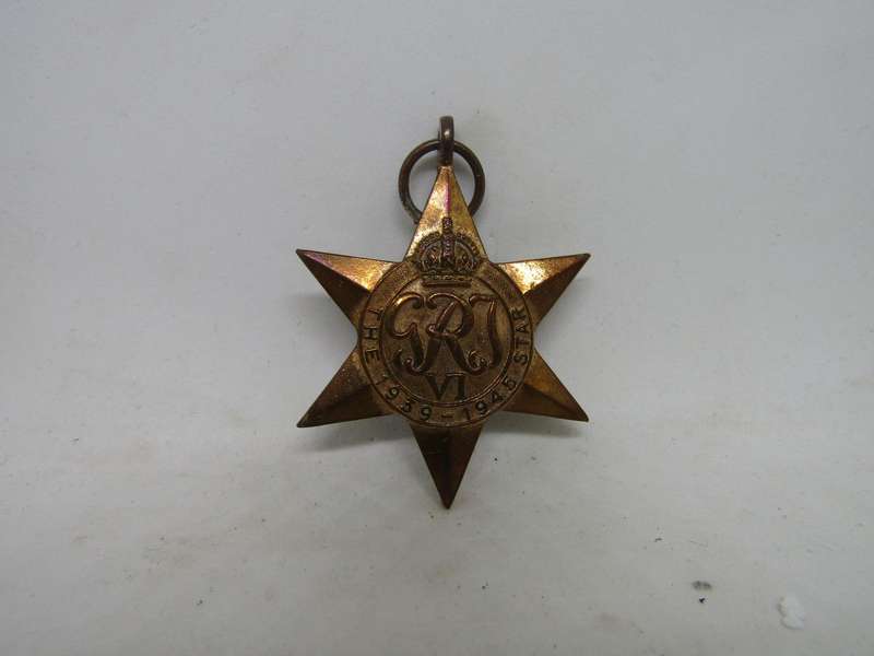 WW2 1939 to 1945 Star to  FL Cotton