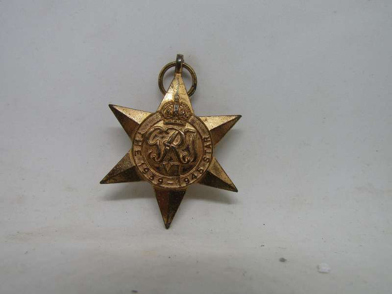 WW2 1939 to 1945 Star to  RE Lawley