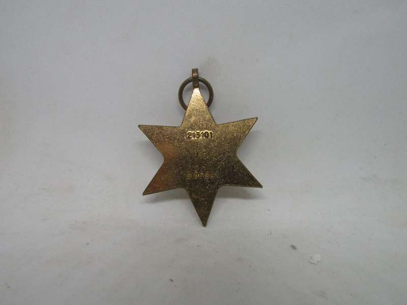 WW2 1939 to 1945 Star to  JB Simpson