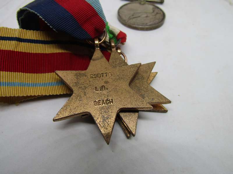SADF WW 2 Full size Medal Group to LB Seach