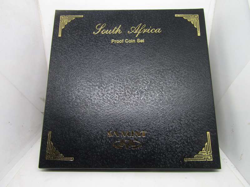 2008 South African Proof set . Mintage < 2000. One sealed. Bid per set