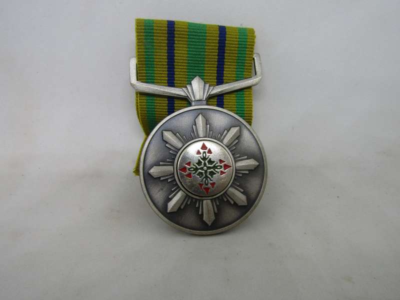 South African Police Faithfull Service Silver Medal
