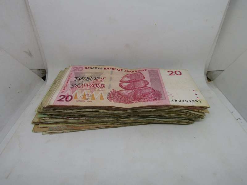 55 World Banknotes. Mostly African