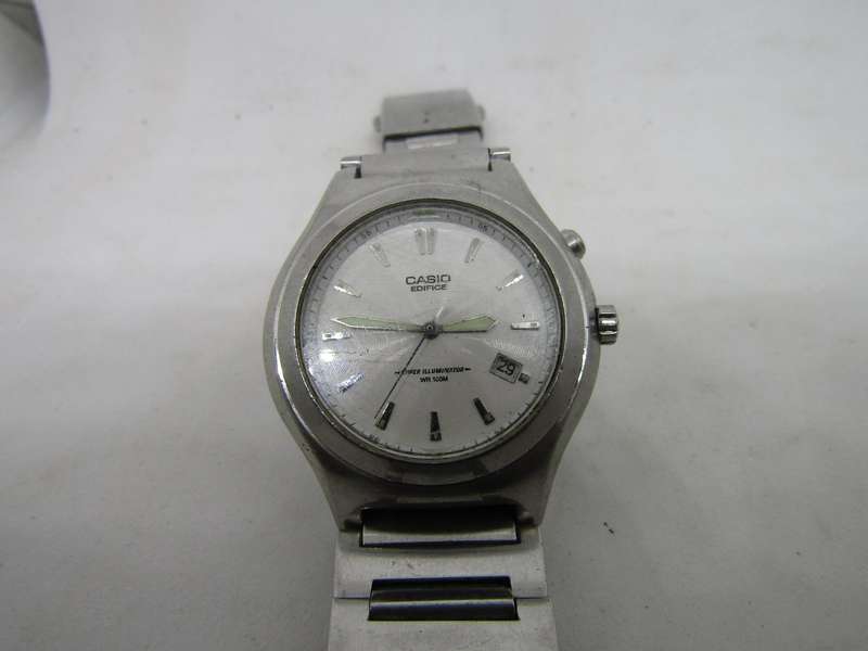 1985 Casio Men's EF - 115D -7A 4cm diameter. 100% working with new battery