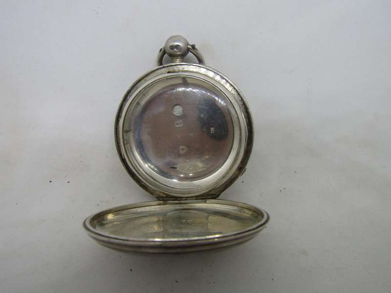 .925 Sterling Pocket watch casing no movement over 55gr (5cm diameter) with Glass