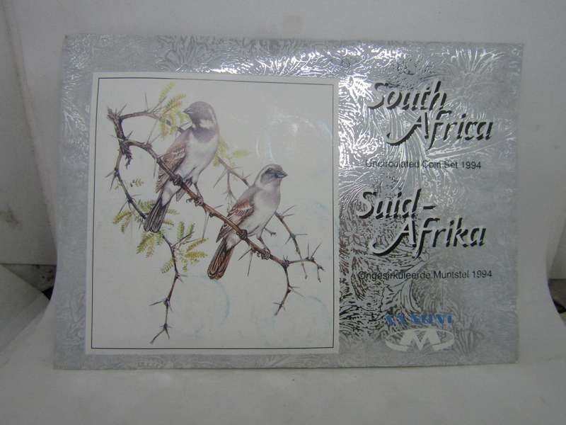 1994 South African Unc Set. In Bigger envelope. Bid per set.