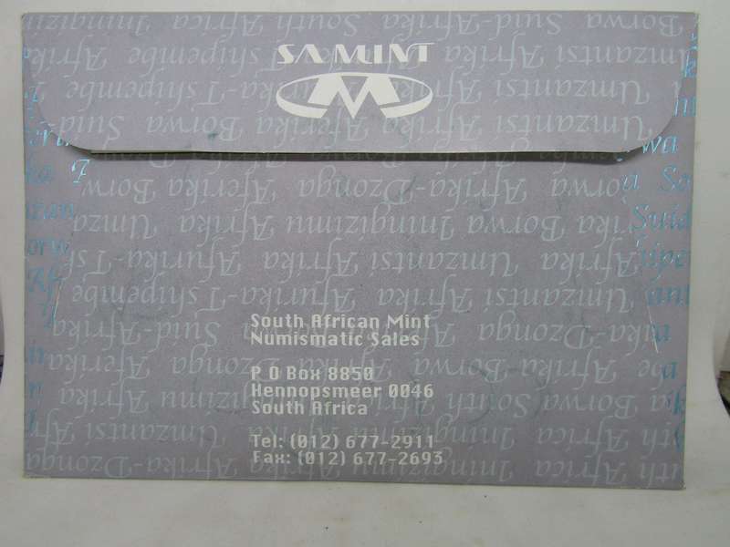 1996 South African Unc Set. In Bigger envelope. Bid per set.