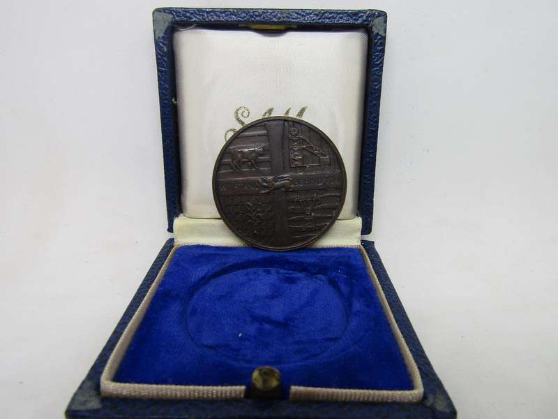 1965 Rhodesian Independence Medallion in Box. Bid per Medal