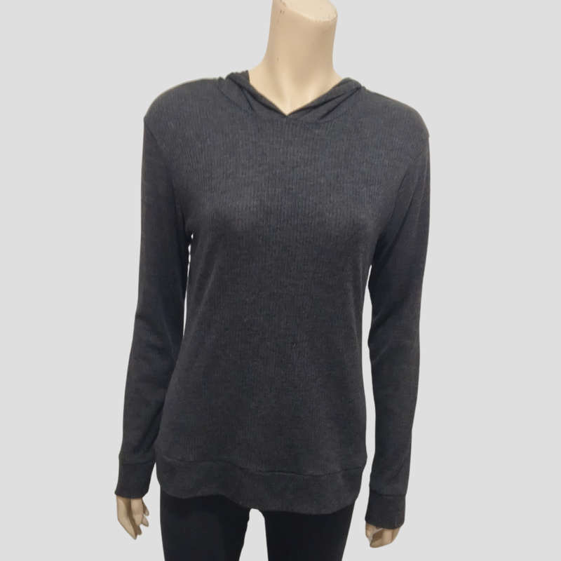 Dark Grey Sweater with hood size 10/12