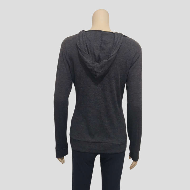 Dark Grey Sweater with hood size 10/12