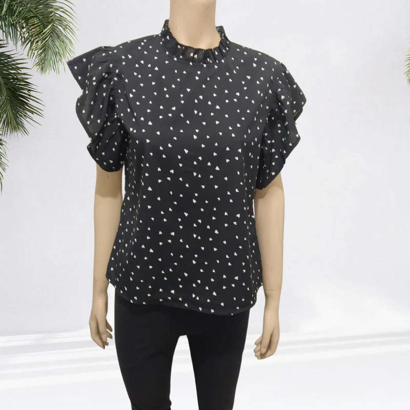 Black and White top size 8