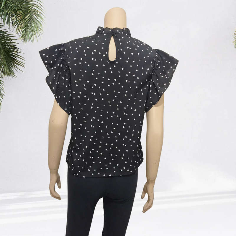Black and White top size 8