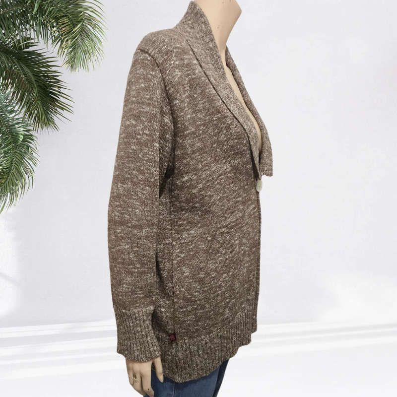 Grey/ Brown Cardigan size 14