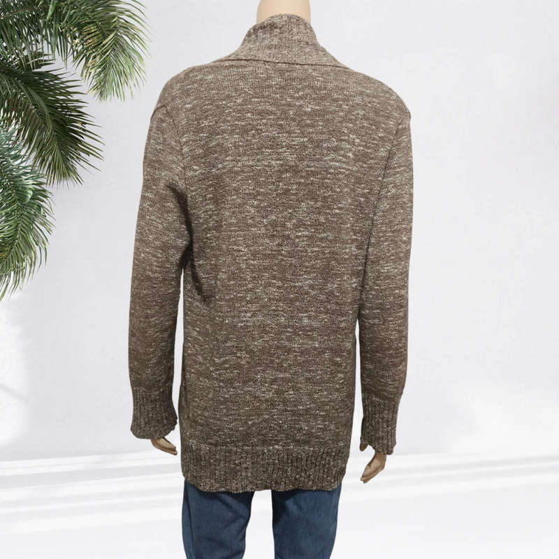 Grey/ Brown Cardigan size 14