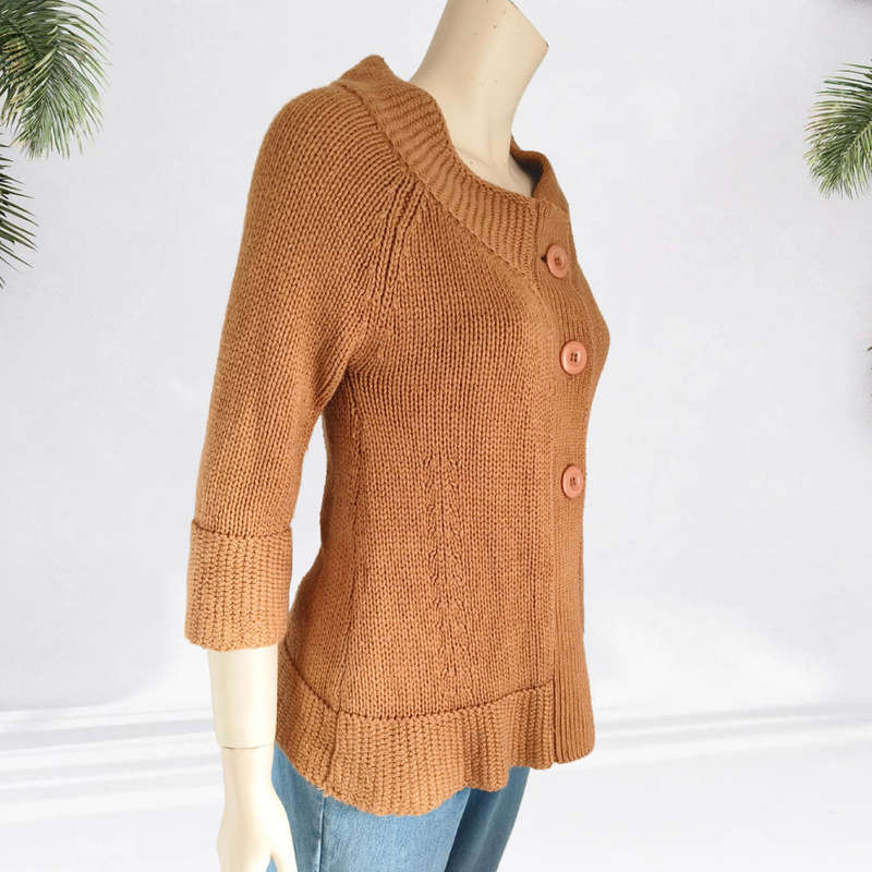 Rust Brown Jersey size 8
