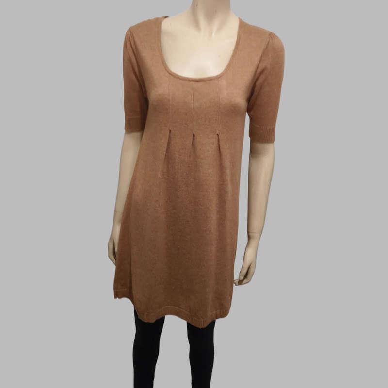 Light brown top size 8.