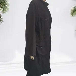 Black long Coat size 16