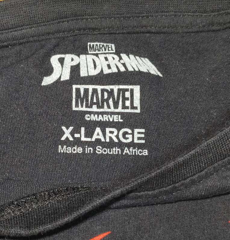 Black and Red Spider T-SHIRT size XL