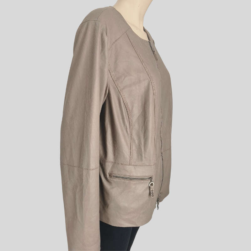 Light Brown Soft Jacket size 18