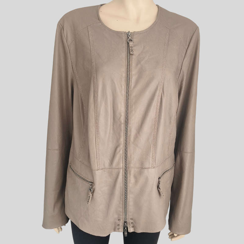 Light Brown Soft Jacket size 18