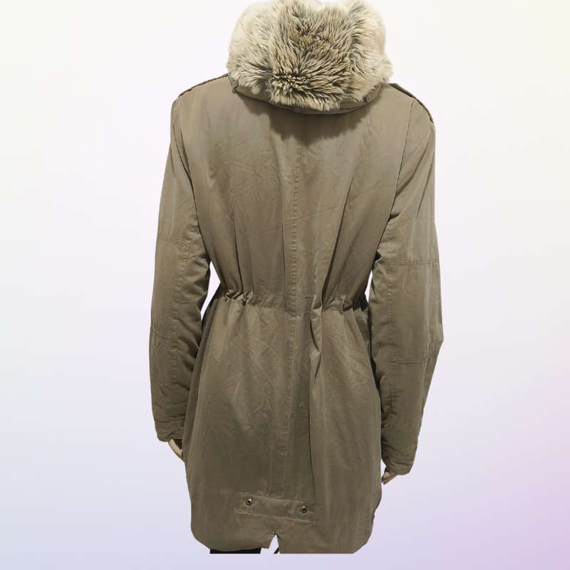 Khaki Parka size 10
