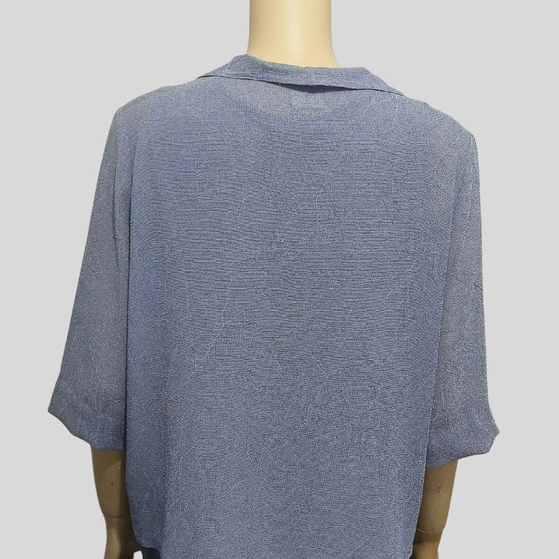Metalic Blue Top, Pants and Jacket Set size 12