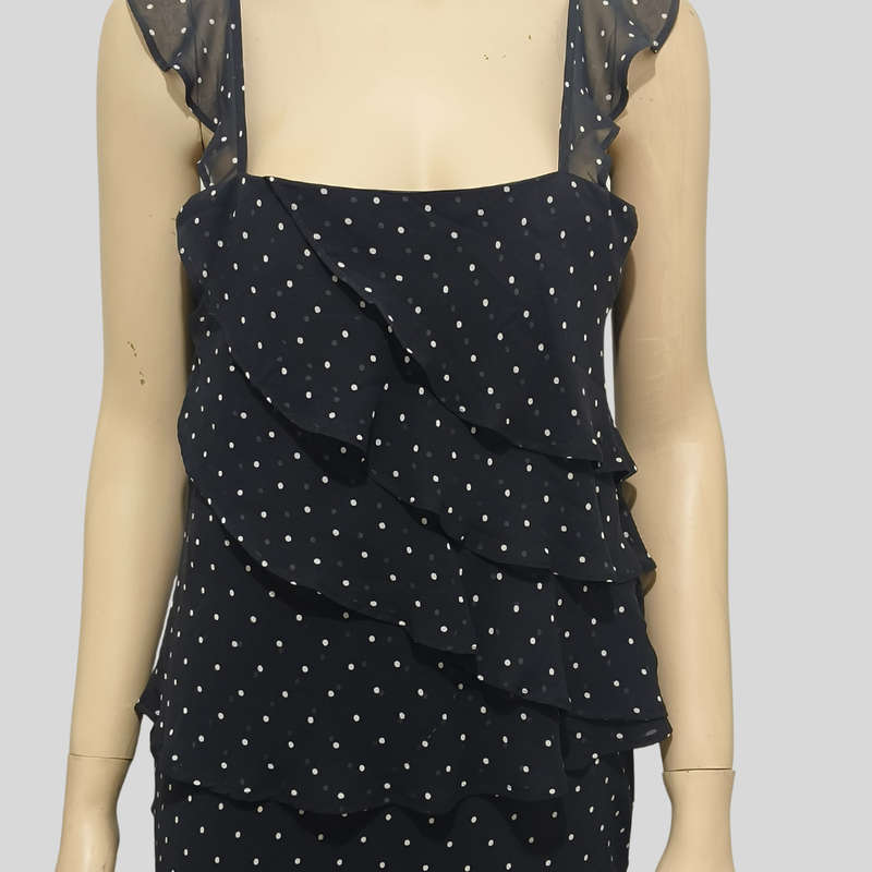 Polka Dot Sleeveless Top and Skirt Set from Woolworths size 10/12