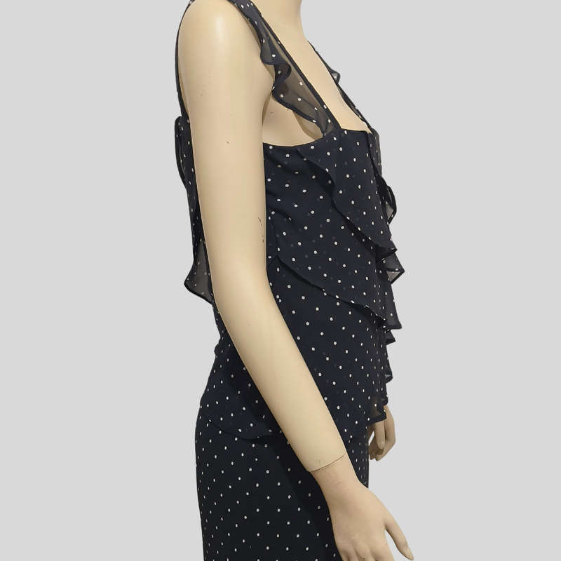 Polka Dot Sleeveless Top and Skirt Set from Woolworths size 10/12