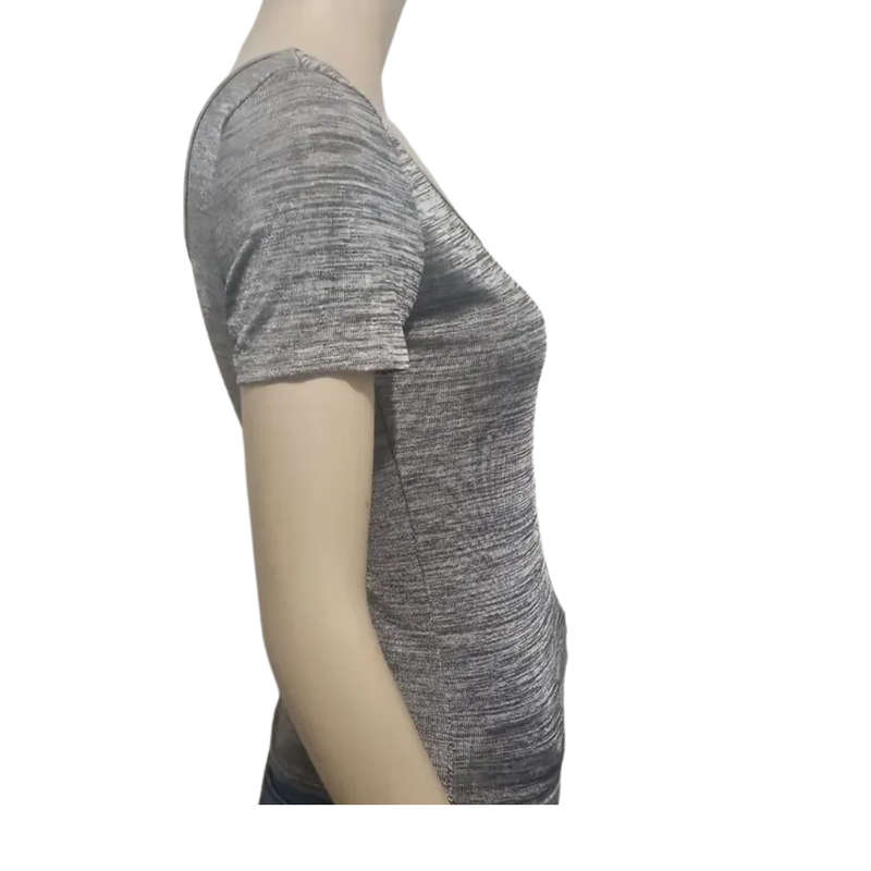 Grey Short Sleeve Top size 8