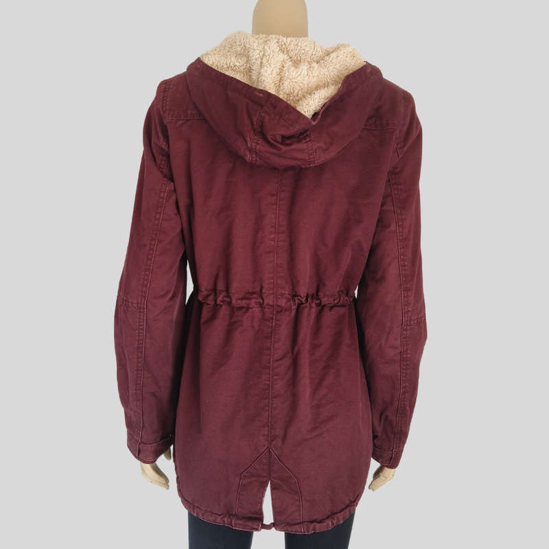 Burgundy Winter Jacket H&M Medium