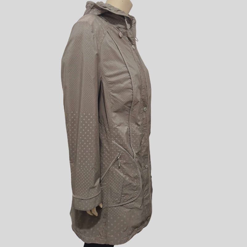 Grey and Cream Barbara Lebek Jacket size 16