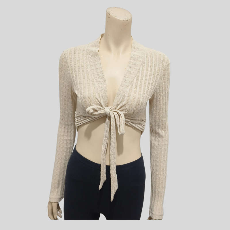 Cream Cardigan/Wrap size 12