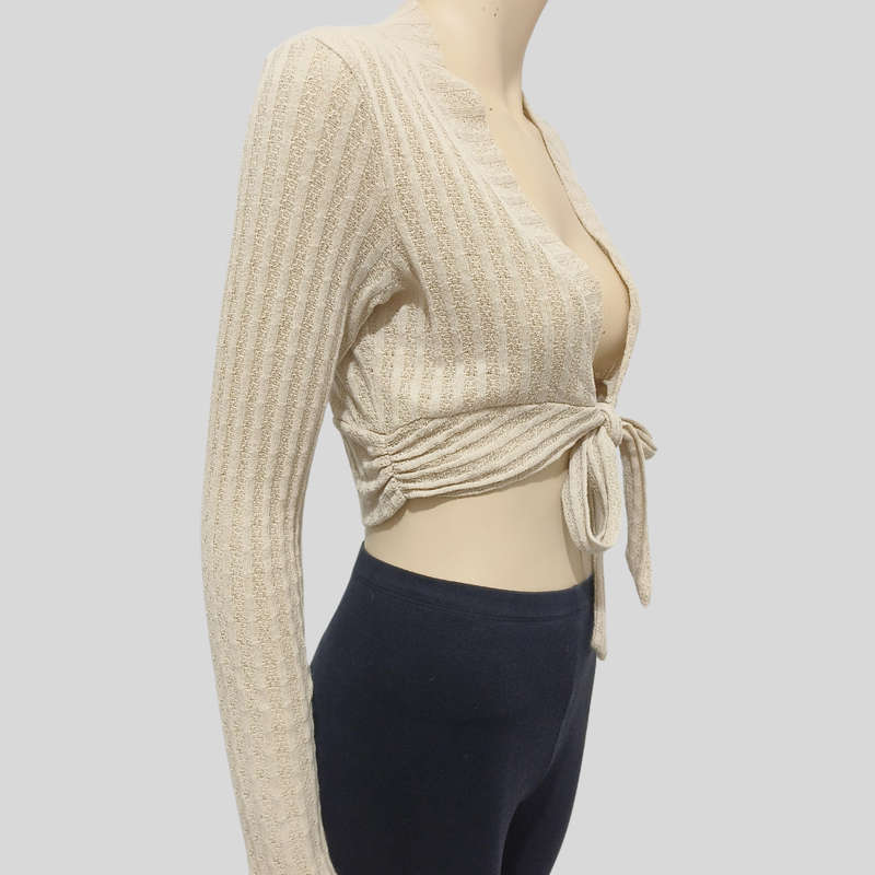 Cream Cardigan/Wrap size 12