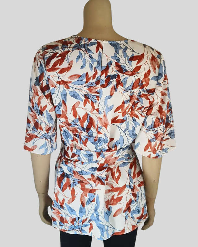 White, Red and Blue Top size 10